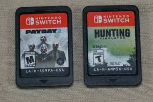 lot 153 image: Nintendo Switch Games - Payday 2, Hunting Simulator