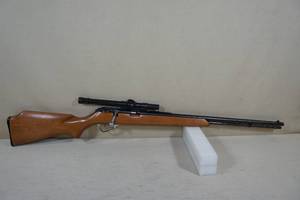 lot 11 image: Western Auto Supply Revelation Model 110 .22 SLLR Bolt Action Rifle with Weaver Scope