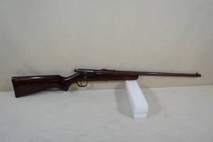 lot 13 image: Vintage Springfield Model 15 .22 SLLR Bolt Action Rifle