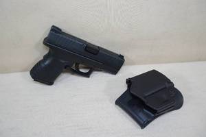 lot 32 image: Springfield Armory XD-M 9mm Compact Semi-Automatic Pistol with Paddle Holster