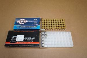 lot 89 image: 50 PPU .40 S&W 180 Gr JHP Ammo, Plus 7 Rounds CCI Blazer 180 Gr FMJ