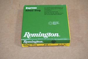 lot 127 image: 5 Remington Express .410 Ga 2-12 15 Oz Rifled Slugs