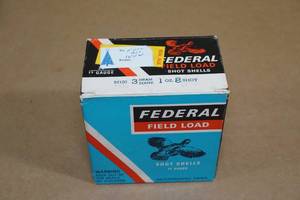 lot 133 image: 25 Federal Field Load 12 Gauge 8 Shot Shotshells