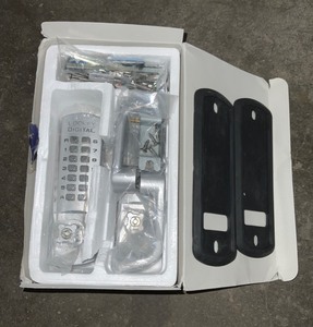Unbranded Satin Chrome Marine Grade Double Combination Mechanical Keyless Storeroom Handle Lock with Passage Function. See Pictures