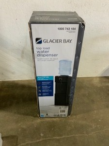 Glacier Bay Matte Black Top Load Water Dispenser. See Pictures