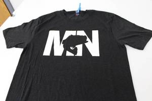 District Short Sleeve T-Shirt MN Bass BlackWhite Print Size Small