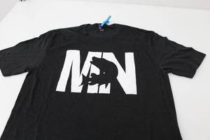 District Short Sleeve T-Shirt MN Northern BlackWhite Print Size Small