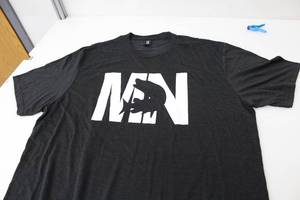 District Short Sleeve T-Shirt MN Northern BlackWhite Print Size 2XL