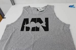 District Tank Top Mens MN Walleye Light GreyBlack Print Size 2XL