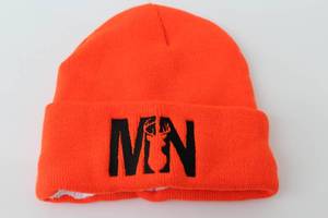 Stocking Cap MN Buck OrangeBlack Print
