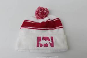 Stocking Cap MN Walleye PinkWhitePink Print