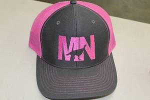 Richardson Sports Snapback Trucker Cap MN Turkey Dark GreyPinkPink Print
