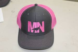 Richardson Sports Snapback Trucker Cap MN Turkey Dark GreyPinkPink Print
