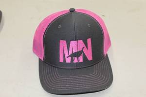 Richardson Sports Snapback Trucker Cap MN Turkey Dark GreyPinkPink Print