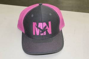 Richardson Sports Snapback Trucker Cap MN Duck Dark GreyPinkPink Print