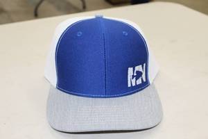 Richardson Sports Snapback Trucker Cap MN Crappie GreyBlueWhiteWhite Print