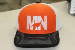 Richardson Sports Snapback Trucker Cap MN Turkey BlackOrangeWhiteWhite Print