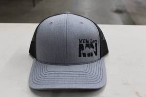 Richardson Sports Snapback Trucker Cap MN Walleye Light GreyBlackBlack Print