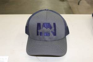 Richardson Sports Snapback Trucker Cap MN Walleye GreyBlueBlue Print