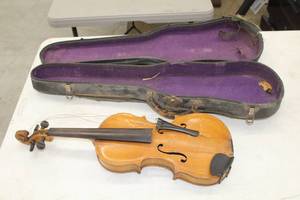 lot 619 image: Violin with Hard Case