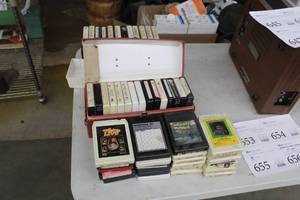 lot 655 image: Lot of (51) Vintage 8-Track Tapes