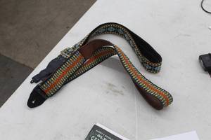 lot 654 image: Lot of (2) Guitar Straps