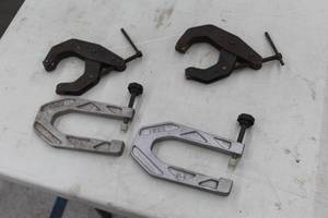 lot 679 image: Lot of (4) Metal Clamps