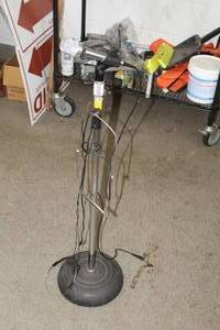 lot 664B image: Microphone Stand 37 with Realistic Cardioid Dynamic Microphone and Headset