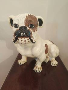 lot 54 image: Large ceramic Bull Dog made by Marwal