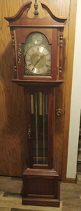 lot 222 image: Emperor Grandfather Clock