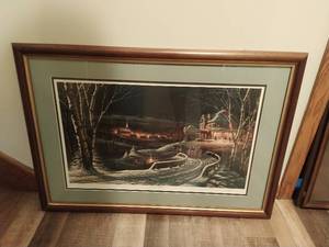 lot 226 image: Terry Redlin Print Family Tradition Personally Signed Edition