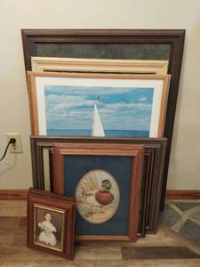 lot 230 image: Collection Of Framed Art