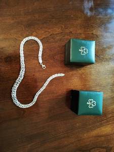 lot 155 image: Sterling Silver Rings And Necklace