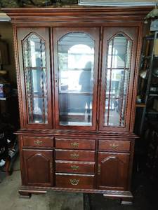 lot 241 image: American Drew China Hutch