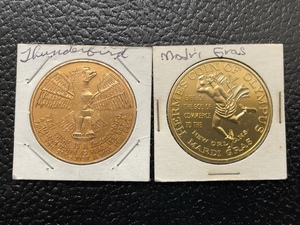 Mardi Gras & Thunderbird Token