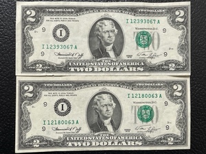$2 Dollar Bills