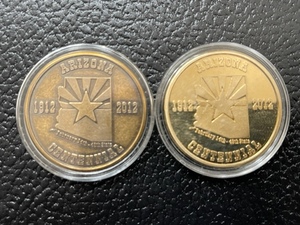 Arizona Centennial Tokens