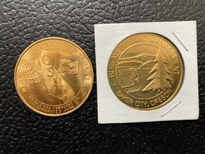 California and Oregon Tokens