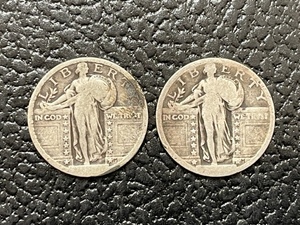 Standing Liberty Quarters