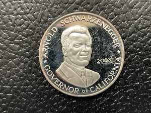 2003 Arnold Schwarzenegger Governor Token