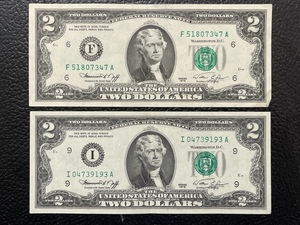$2 Dollar Bills