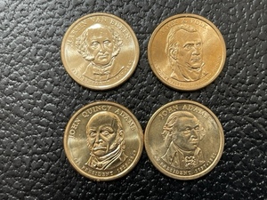 4 Presidential Dollars