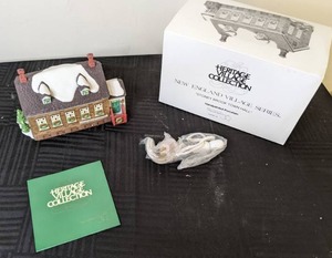 lot 137 image: Dept 56 Heritage Village Collection New England Village Series Stoney Brook Town Hall