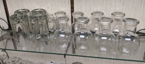 lot 296 image: Lot of 12 Glass Beer Mugs and Glasses