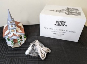 lot 134 image: Dept 56 Heritage Village Collection New England Village Series Arlington Falls Church