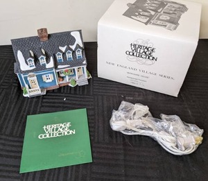 lot 140 image: Dept 56 Heritage Village Collection New England Village Series Berkshire House