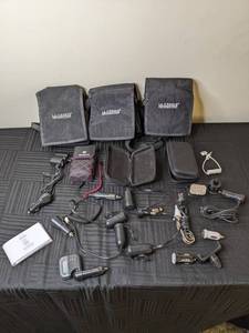 lot 114 image: Assortment of Battery Chargers (Targus, La Crosse Technology), Chargers, Carrying Cases, and more