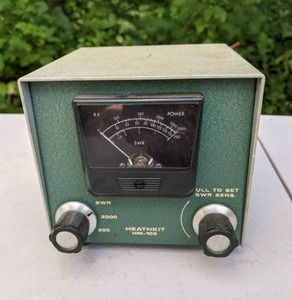 lot 300 image: Vintage Heathkit HM0192 RF Power Meter