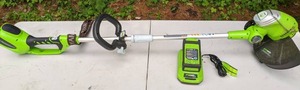 lot 175 image: Greenworks 40V Lithium-Ion Trimmer Lithium-Ion 40V Coupe