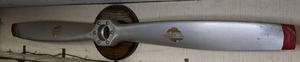 lot 24 image: Vintage Plane Propeller Met-L Prop Forged Strength by the McCauley Corporation